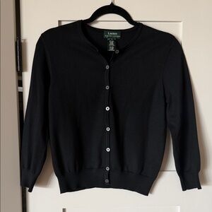 Ralph Lauren Black Women's silk blend Cardigan